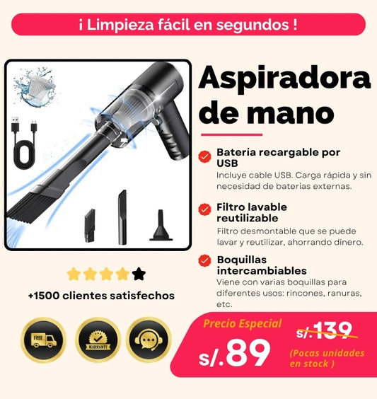Aspiradora de Mano 3 en 1