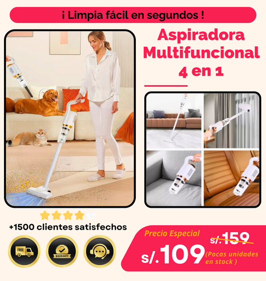 Aspiradora Multifuncional 4 en 1